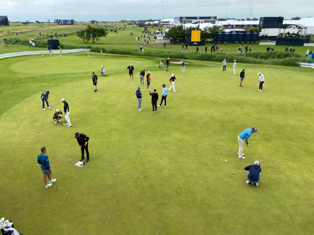 The Open putting green