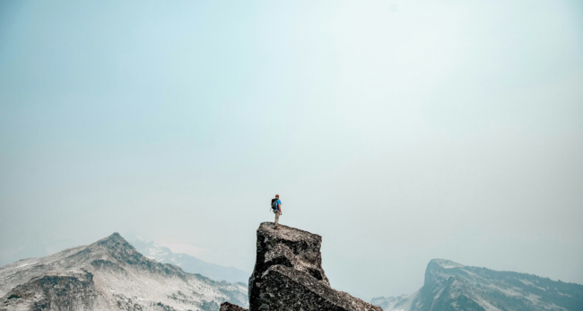 Mountain crag